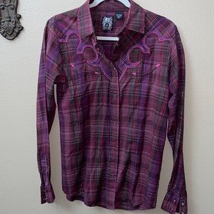 Western ladies long sleeve, size M
